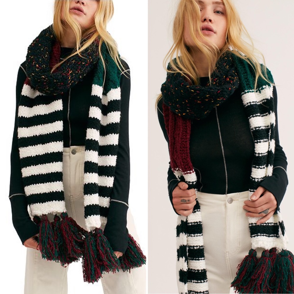 NWOT Free People Nova Tassel Scarf